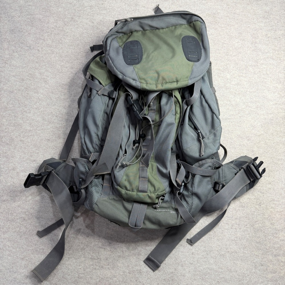 Kelty Comanche 6000 Ws Internal Frame Hiking Backpack Gray Green Large Trekking